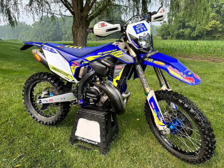 Protector mufla de carbon P3 | Stock ('23 - '25) Sherco SC 250/300 2023 - 2025 | SE250/300 2017 - 2025