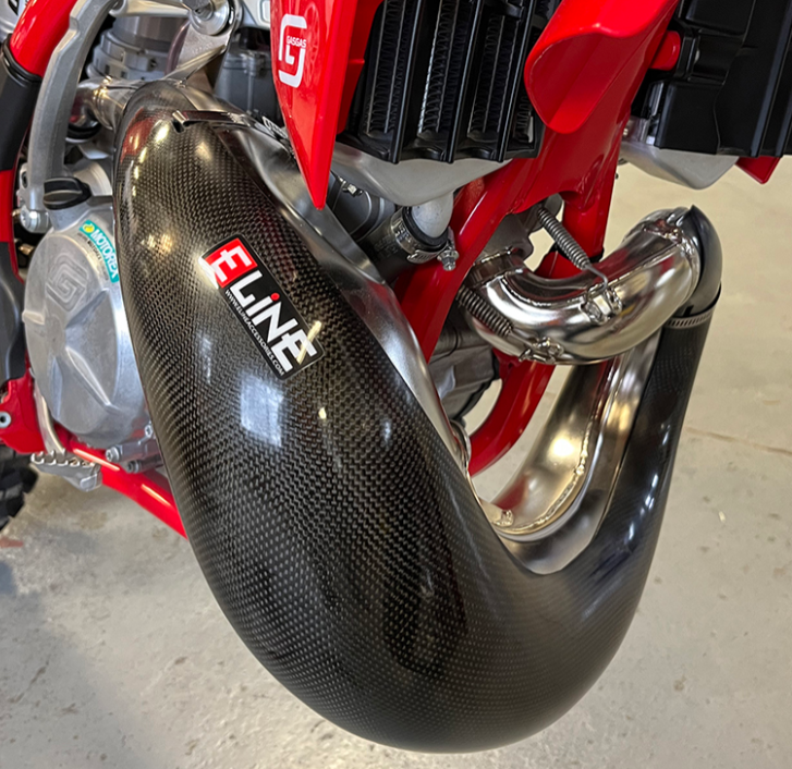 Protector de Mufla carbono Eline KTM,HUSQ,GASGAS 20-23