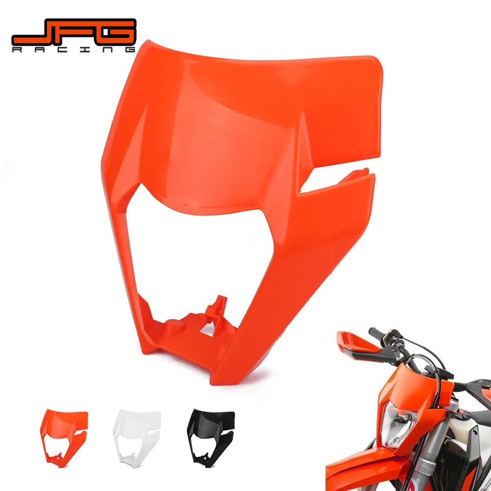 Máscara de cubierta de plástico Universal para faro delantero de motocicleta, 2017, KTM EXC, SX, SXS, EXCF, XCW, SMR, 125, 150, 250, 300, 350, 450, 500, 525