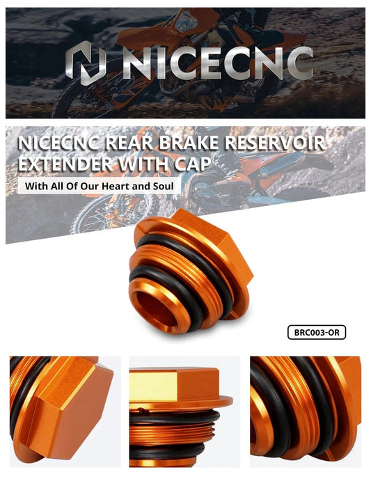 Tapa de depósito de freno trasero NICECNC-