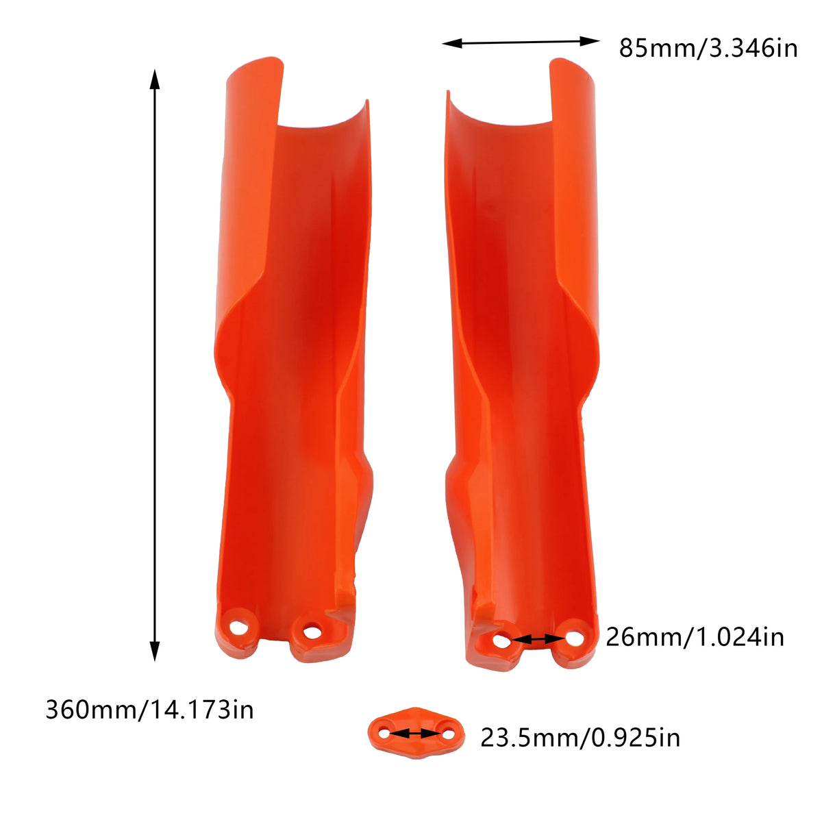 Protector de horquilla para KTM EXC