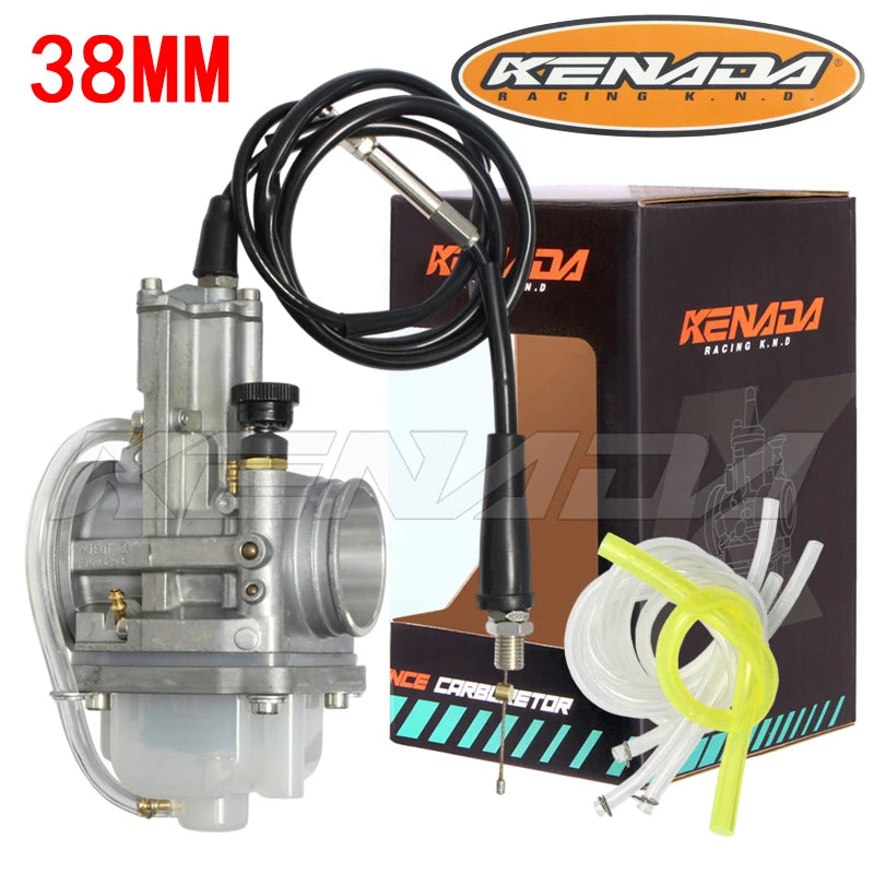 carburador de chorro de potencia ajustable tipo LECTRON KENADA RACING  para KTM, Husaberg, Husqvarna,  Beta, ETC.