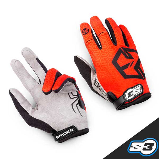 S3 - Guantes, Spider, Rojo, V-991