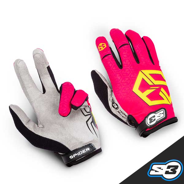 S3 - Guantes, Araña, Rosa, V-993