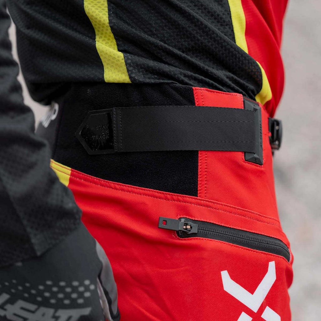 Pantalon X-grip titanium (rojo)