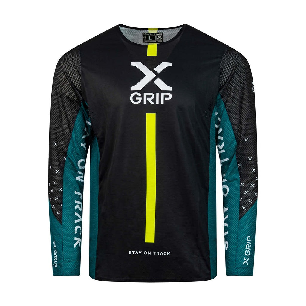 Uniforme X-grip tungsten (black/petrol)