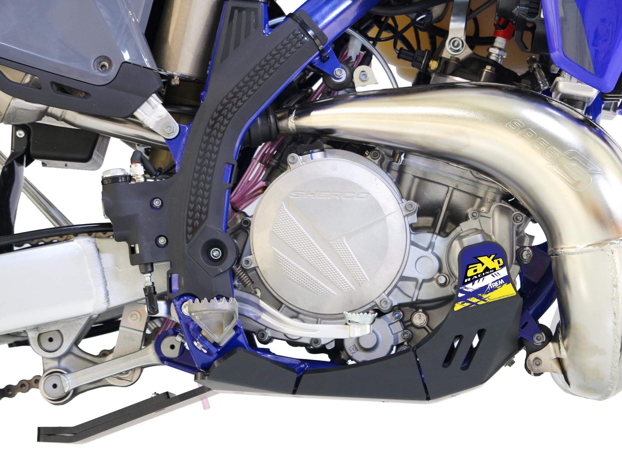 Cubrecarter Sherco SE250 / SE300 FACTORY 2 tiempos con proteccion de bieleta 2025  AX1756