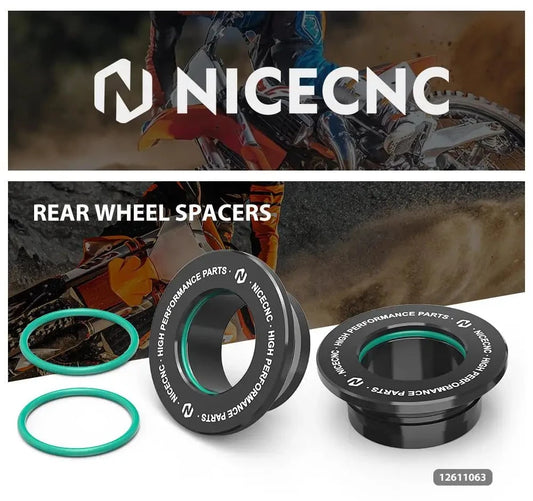 Espaciadores de Rueda trasera con empaque de viton NICECNC eje de 25MM