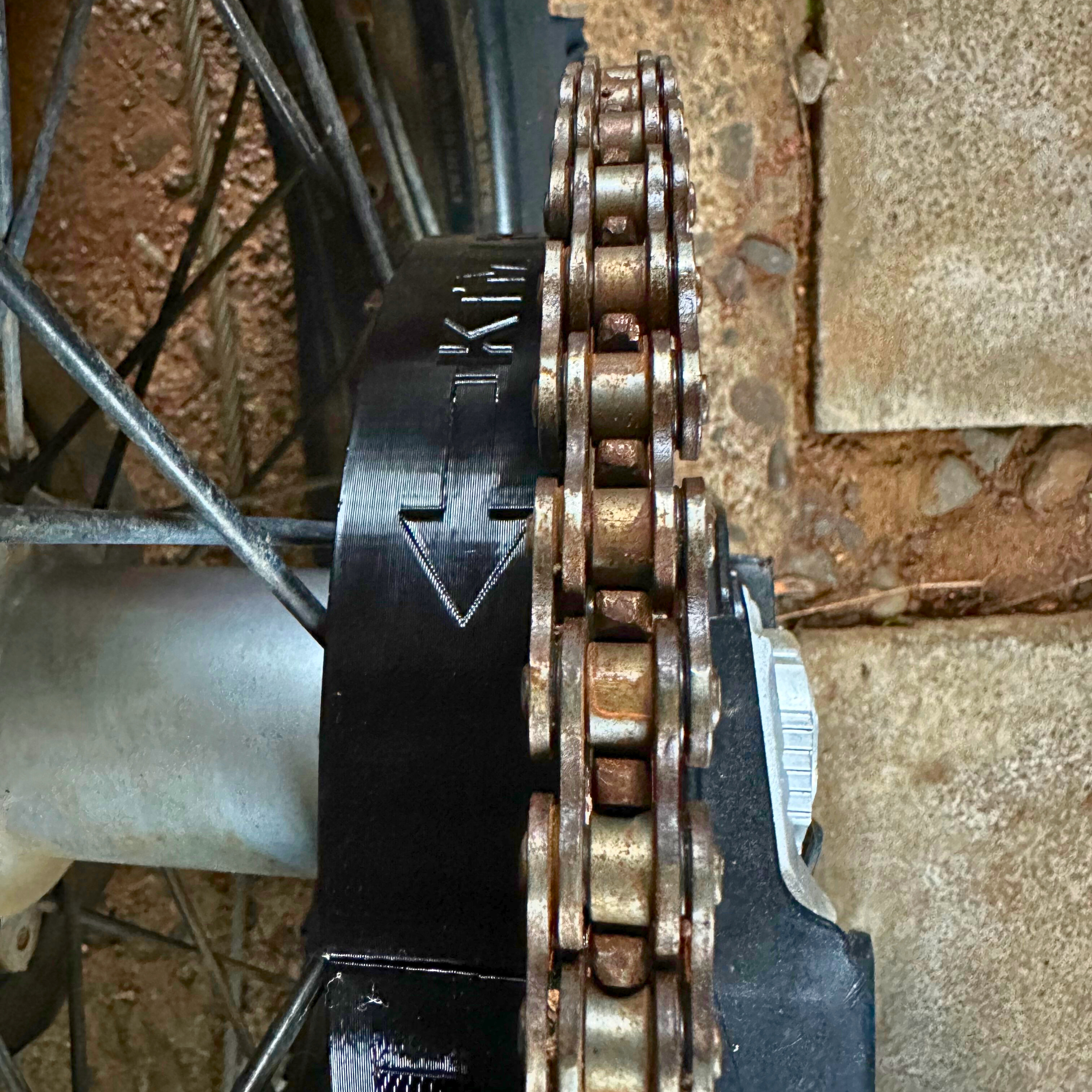 Rueda deslizadora de cadena